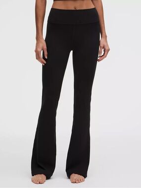 Lululemon Groove Flare Yoga Pants Black High Rise Women’s Size 12